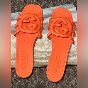 WOMEN'S INTERLOCKING G SLIDE SANDAL